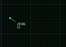 Aircraft entering at the edge of the radar